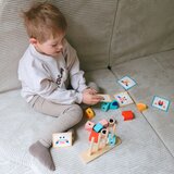Tooky Toy Tooky drvena igračka – rak, slagalica za slaganje blokova (pastel) | shoptok.hr