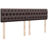  Krevet s oprugama i madracem tamnosmeđi 200x200 cm od tkanine | shoptok.hr