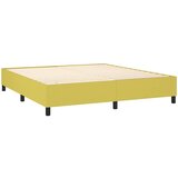  Okvir za krevet s oprugom zeleni 160x200 cm od tkanine Slike