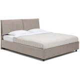 Bonami Selection Sivorjava oblazinjena zakonska postelja s prostorom za shranjevanje z letvenim dnom 180x200 cm Myra Pillow – | Shoptok.si