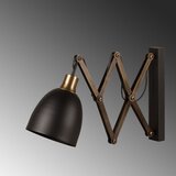 Opviq lights Crna/u brončanoj boji zidna lampa ø 16 cm Sivani – | shoptok.hr