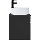  Umivaonik s policom za zid Crna 49 x 44,5 x 65 cm | Eponuda.com
