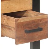  Radni stol 110x50x76 cm od masivnog drva s obradom od šišama | shoptok.hr