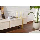Hanah home TV polica Serenity Travertine Gold | ePonuda.com