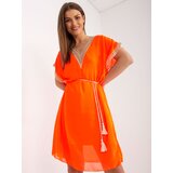 Italy Moda Dress-DHJ-SK-1508.12-fluo orange | Shoptok.si
