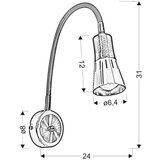  STENSKA SVETILKA 40 W 230 V E14 | Shoptok.si
