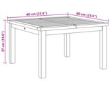 vidaXL smeđa 60 x 60 x 36 cm masivna tikovina | shoptok.hr