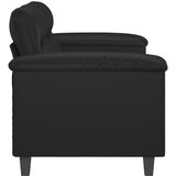 vidaXL Dvosed črna 140 cm umetno usnje | Shoptok.si