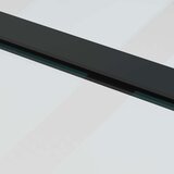  Klizna vrata s priborom 76 x 205 cm od ESG stakla i aluminija - 76 x 205 cm (213.5 cm) 1 2 vodoravne šipke | shoptok.hr