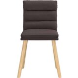  Jedilni stoli 4 kosi temno rjavo blago, (21822668) | Shoptok.si