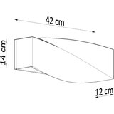 Zidna svjetiljka SIGMA beton | shoptok.hr
