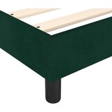 Krevet s oprugama i madracem tamnozeleni 200x200 cm baršunasti | shoptok.hr