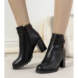 Gemre Insulated black heeled ankle boots Murray | Shoptok.si