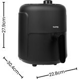Huslog HUS1059 friteza na vrući zrak 2,3 L, 1000 W | Shoptok.si