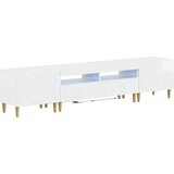  5-dijelni LED TV ormarić Bijela visokog sjaja Konstruirano drvo | shoptok.hr