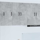 vidaXL Stenska kuhinjska omarica 2 pcs Betonsko siva 30 x 31 x 80 cm | Shoptok.si