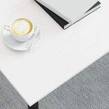  Kava Stol Bijelo 100 x 100 x 45 cm Čvrsto borovo drvo | shoptok.hr