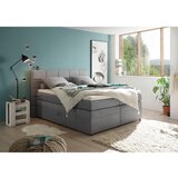 MID.YOU POSTELJA BOXSPRING 180 cm x 200 cm , svetlo siva | Shoptok.si