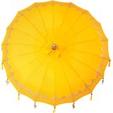  Suncobran Ostalo Žuta x 250 cm Pamuk i drvo | shoptok.hr