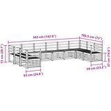  Sekcijska garnitura 10 pcs Prirodna | shoptok.hr
