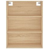 vidaXL Visoka komoda sonoma hrast 69,5x34x180 cm inženirski les | Shoptok.si