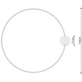  Stropna svetilka RIO 110 črna 3000K, (21348241) | Shoptok.si