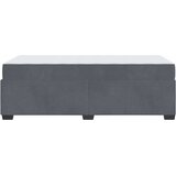  Krevetna konstrukcija Tamno siva 100 x 200 cm tkanina | shoptok.hr