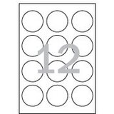 Optima etikete 416, premer 60 mm | Shoptok.si