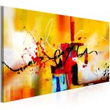  Slika - Crazy Serpentines (1 Part) Orange Wide 100x45 | shoptok.hr