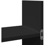 vidaXL Stenska omarica 100x18x40 cm črna inženirski les | Shoptok.si
