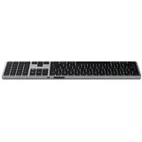 Brezžična tipkovnica Slim X3 Bluetooth BACKLIT, ZDA, astro siva