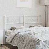 Maison Chic kovinsko posteljno vzglavje - vzglavna omarica - nočna omarica belo 120 cm, (21704911) | Shoptok.si