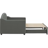  Dnevni krevet na razvlačenje bez madraca tamnosivi 80x200 cm | shoptok.hr
