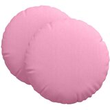  Jastučići za sjedenje 2 pcs Ružičasta Ø60 x 21 cm tkanina | Eponuda.ba