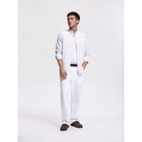 Reserved Pamučna regular fit košulja - boja kože Cijene