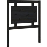  Posteljno vzglavje črno 80,5x4x100 cm trdna borovina, (20684175) | Shoptok.si