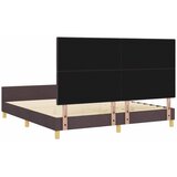  Krevetna konstrukcija Tamno smeđa 180 x 200 cm tkanina | shoptok.hr