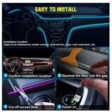 Auxito LED RGB neonska traka sa optičkim vlaknom za enterijer LGX-1T2-2M | ePonuda.com