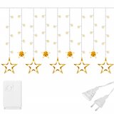  Zvjezdana zavjesa sa 138 LED dioda - Toplo Bijela | shoptok.hr