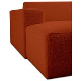 Scandic Opečnato oranžen modul za sedežno garnituro iz tkanine bouclé (levi kot) Roxy – | Shoptok.si