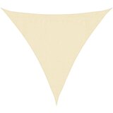  Sjenica Jedro HDPE Trokutasta 3.6x3.6x3.6 m Krem | shoptok.hr