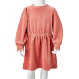  Dječja haljina dugih rukava srednje ružičasta 128 | shoptok.hr