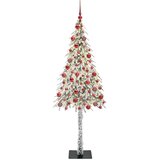  Božićno drvce s 300 LED svjetlima Bijelo 180 cm PE i čelik | shoptok.hr