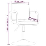  Vrtljivi jedilni stoli 6 kosov svetlo siv žamet, (20947279) | Shoptok.si