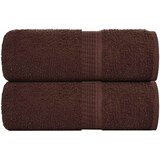  Ručnici za pranje ŽABA 2 kom. Smeđe 30x30 cm 360 g/m² | shoptok.hr