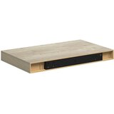  Plutajuća zidna polica boja hrasta 40 x 23 x 3,8 cm MDF | shoptok.hr