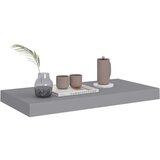 vidaXL Stenska polica siva 50x23x3,8 cm MDF | Shoptok.si