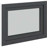  Okno za klet RISOR 80 x 50 cm PVC in steklo Antracit, (5000215157) | Shoptok.si