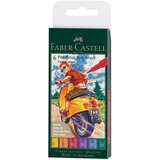  Set Pitt artist brush B 6boja Colour wheel Faber-Castell 167174 blister | shoptok.hr