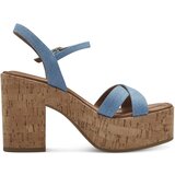 Tamaris Sandale s remenčićima plava / smeđa / zlatna | shoptok.hr